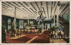 The Lobby, Fabyan House Postcard