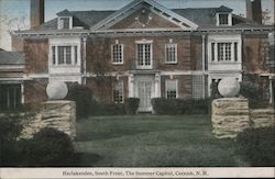 Harlakenden, South Front - The Summer Capitol Postcard