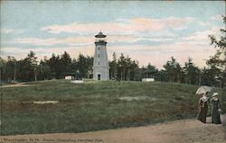 Weston Observatory - Derryfield Park Manchester, NH Postcard Postcard Postcard