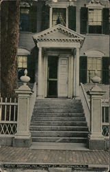 Moffat Doorway, 1763, Market Street Postcard