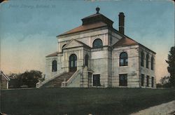 Public Library Postcard