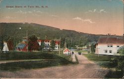 Street Scene at Twin Mountain New Hampshire Postcard Postcard Postcard