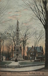 Soldier's Monument Postcard