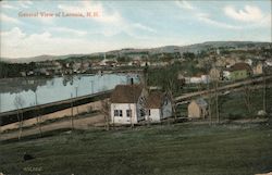 General View of Laconia New Hampshire Postcard Postcard Postcard