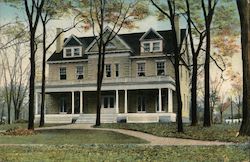 Sigma Phi Fraternity House, Union College Postcard