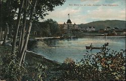 Water View of Ben Mere Inn, Lake Sunapee Postcard