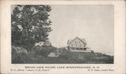 Broad View House Postcard