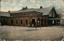 Railroad Station Portsmouth, NH Postcard Postcard Postcard