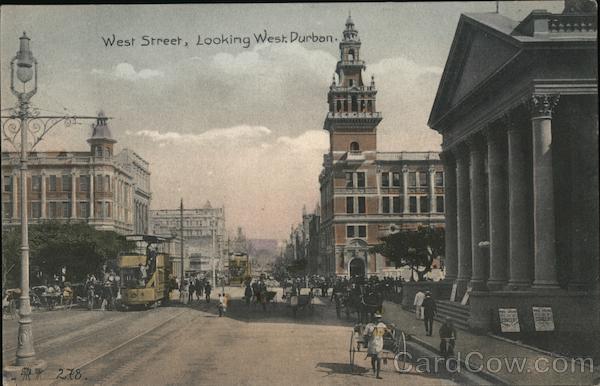 West Street, Looking West Durban South Africa