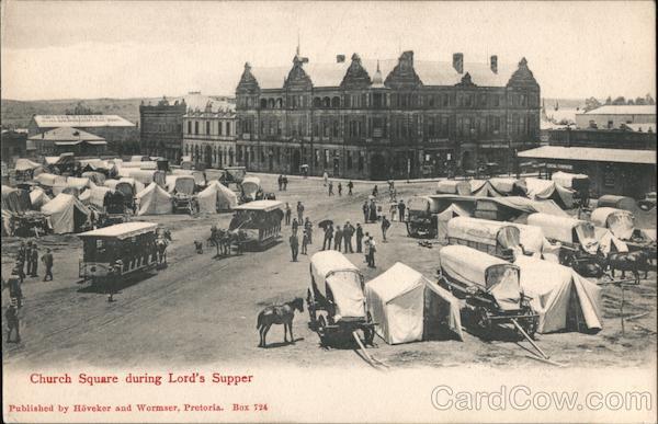 Church Square during Lord's Supper Pretoria South Africa