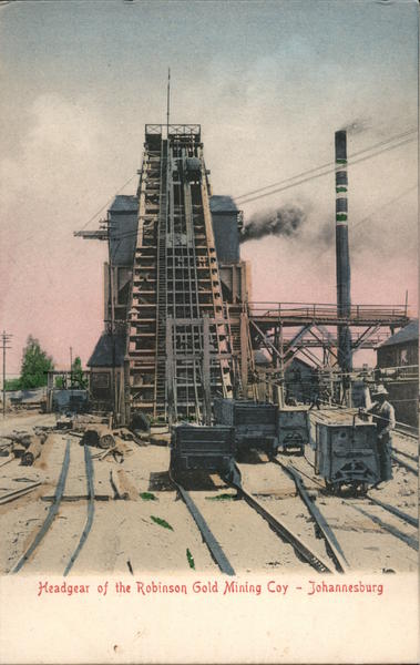 Incline Headgear, Robinson Deep Gold Mine Company Johannesburg South Africa