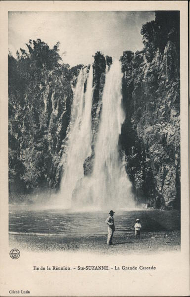 La Grande Cascade de la Rivière Ste Suzanne Île de la Réunion