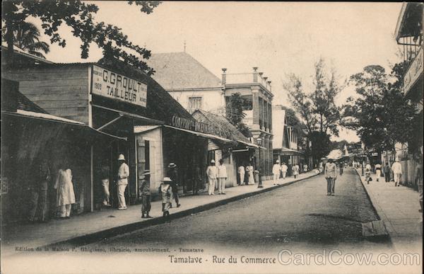 Rue de Commerce Tamatave Madagascar Africa