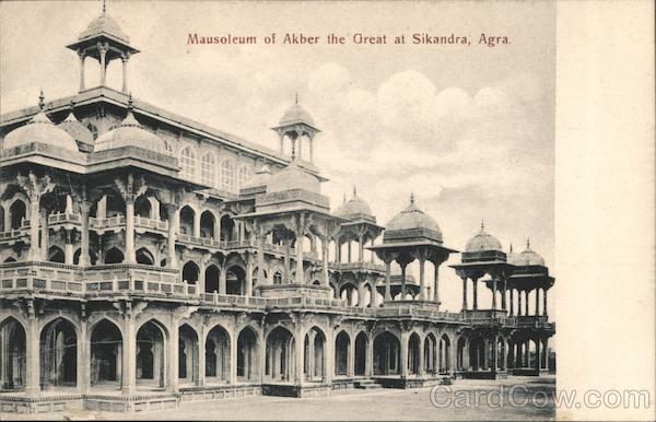 Mausoleum of Akber the Great at Sikandra, Agra India