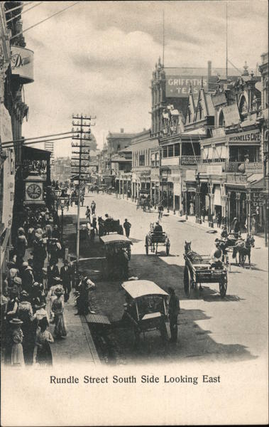 Rundle Street South Side Looking East Adelaide Australia