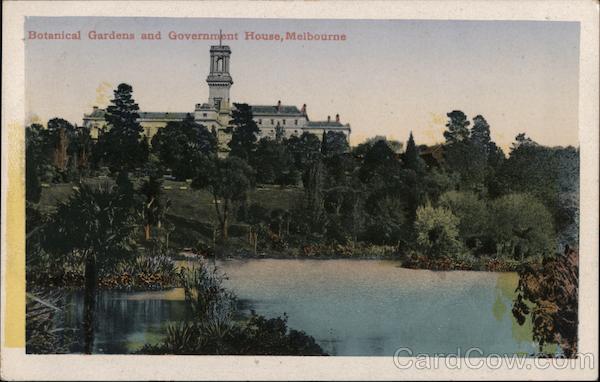 Botanical Gardens and Government House Melbourne Australia