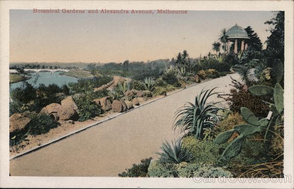Botanical Gardens and Alexandra Avenue Melbourne Australia