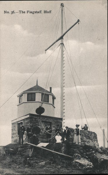 The flagstaff, Bluff New Zealand
