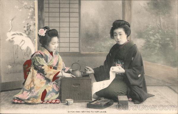 O-Yuki-San Writing to her Lover Japan