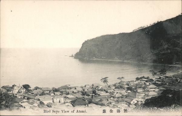 Birds Eye View of City Atami Japan