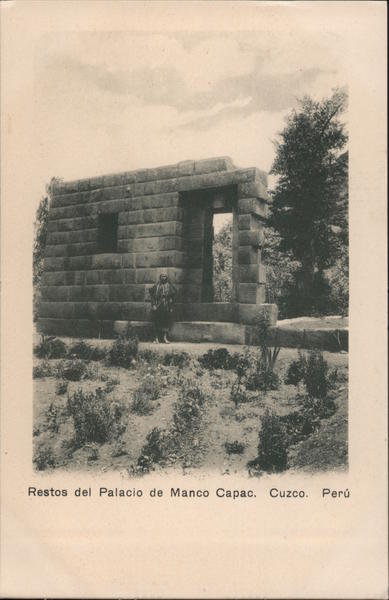 Restos del Palacio de Manco Capac Cuzco Peru