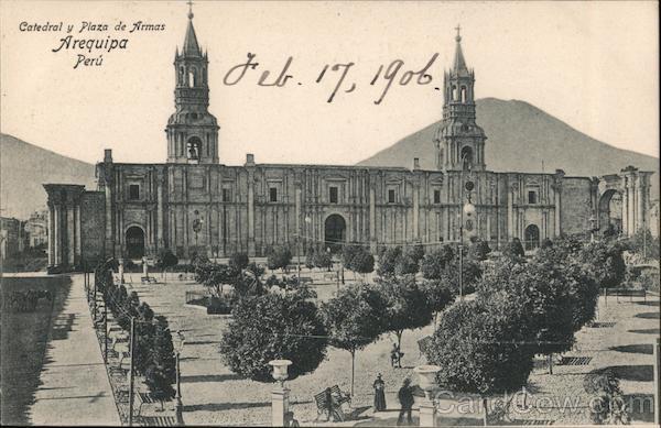 Cathedral and Parade Grounds Arequipa Peru