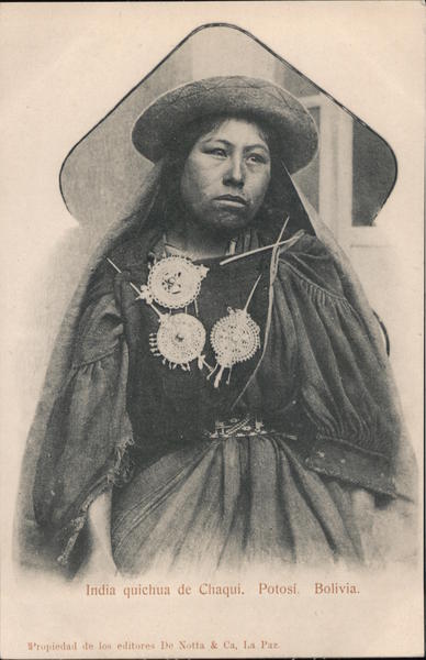 India Quichua de Chaqui Potosi Bolivia
