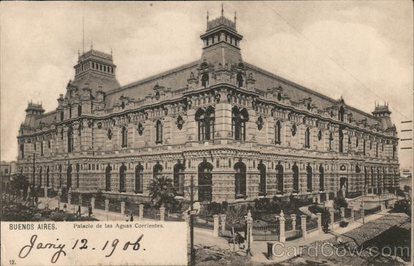 Palacio de las Aguas Corrientes Buenos Aires Argentina