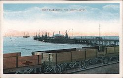 Port Elizabeth, The North Jetty Postcard