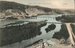 Umgeni River, Rail & Road Bridges Natal, South Africa Postcard Postcard Postcard