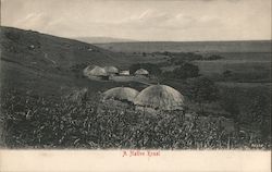 A Native Kraal Postcard