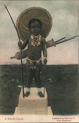 A Black Cupid Postcard