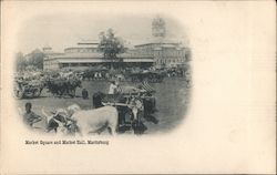 Market Square and Market Hall Postcard