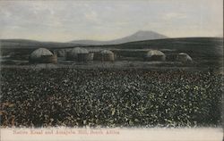 Native Kraal and Amajuba Hill, South Africa Postcard
