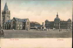 View of Church Square Postcard