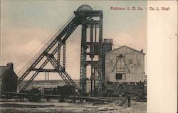 Robinson Gold Mine, No. 2 Shaft Johannesburg, South Africa Postcard Postcard Postcard