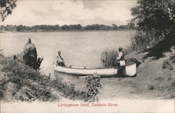 Livingsone Drift, Zambesi River Postcard