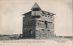 Block House, Modder River Bridge Postcard