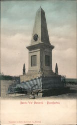 Basuto War Memorial Bloemfontein Postcard