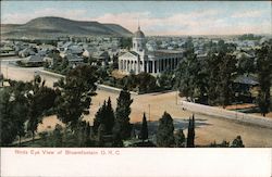 Birds Eye View of Bloemfontein O.R.C. Postcard
