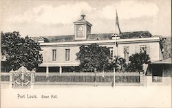 View of Town Hall Postcard