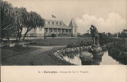 Groupe de Paul et Virginie Postcard