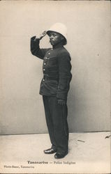 Tananarive - Police Indigene Postcard