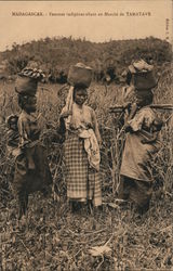 Indigenous Women Going to the Tamatave Market Postcard
