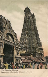The Temple Madura Madurai, India Postcard Postcard Postcard