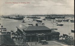 Colombo Harbour & Landing Jetty Sri Lanka Southeast Asia Postcard Postcard Postcard