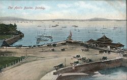 Apollo Bunder aka Wellington Pier Bombay, India Postcard Postcard Postcard