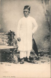 A Parsi Man India Postcard Postcard Postcard