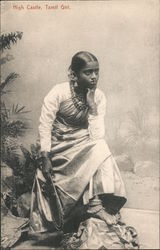 High Castle, Tamil Girl Postcard