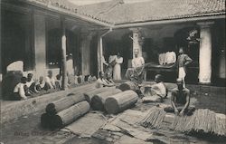 Baling Cinnamon Postcard